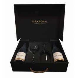 Viña Pomal Estuche 2 Viña Pomal Centenario Reserva 2014 + 2 Copas