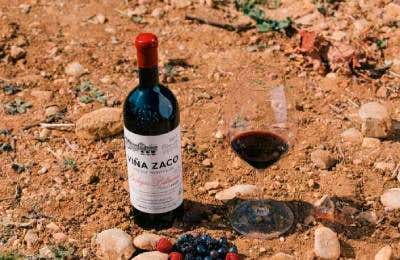 Botella de vino magnum Zaco