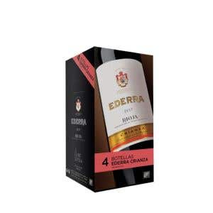 Pack 4 botellas Ederra Crianza