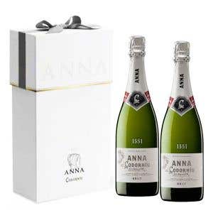 Estuche Anna de Codorníu Brut con lazo