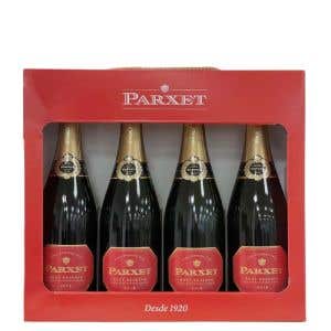 Estuche 4 Cavas Parxet Brut Reserva Eco