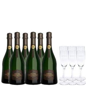 Pack 6 Jaume Codorníu cava + 6 Codorníu glasses