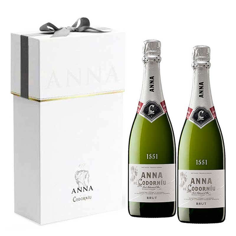 Estuche Anna de Codorníu Brut con lazo