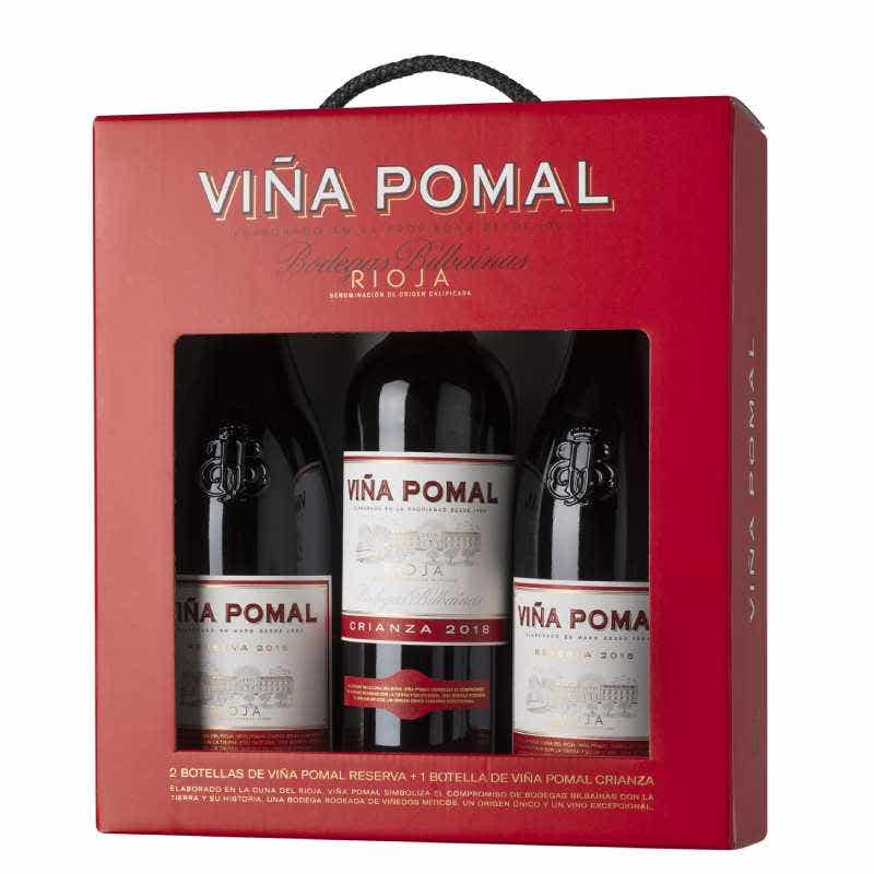 Giftpack 2 Viña Pomal Reserva + 1 Viña Pomal Crianza