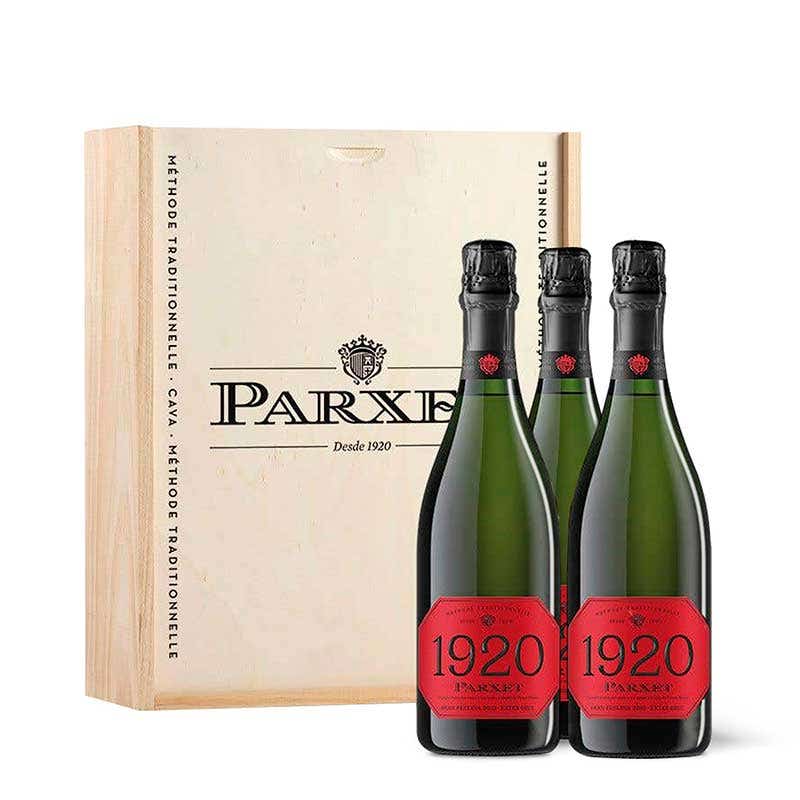 Parxet 1920 (3 bottles) in a wooden case for free 