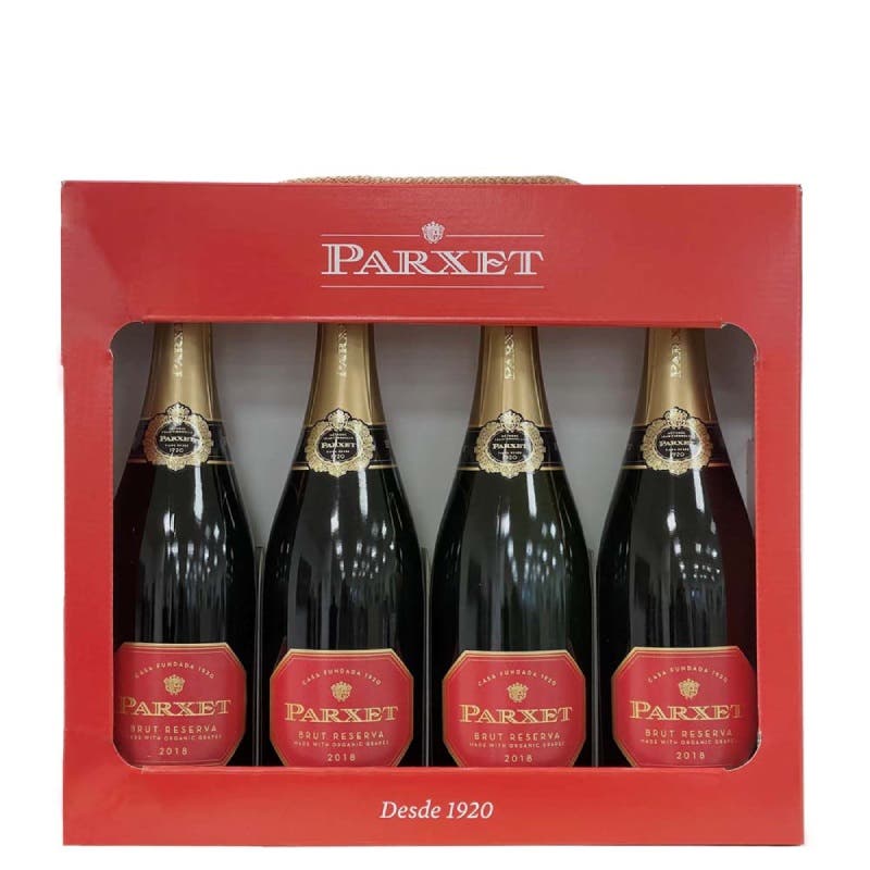 Estuche 4 Cavas Parxet Brut Reserva Eco