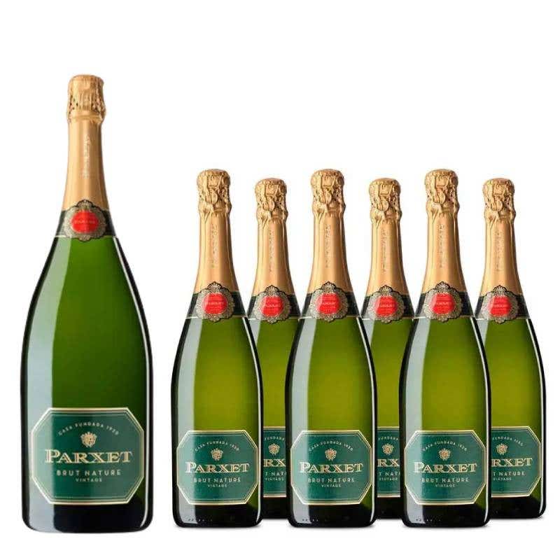 6 Parxet Brut Nature + Magnum