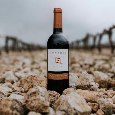 Botella de vino Ribera del Duero